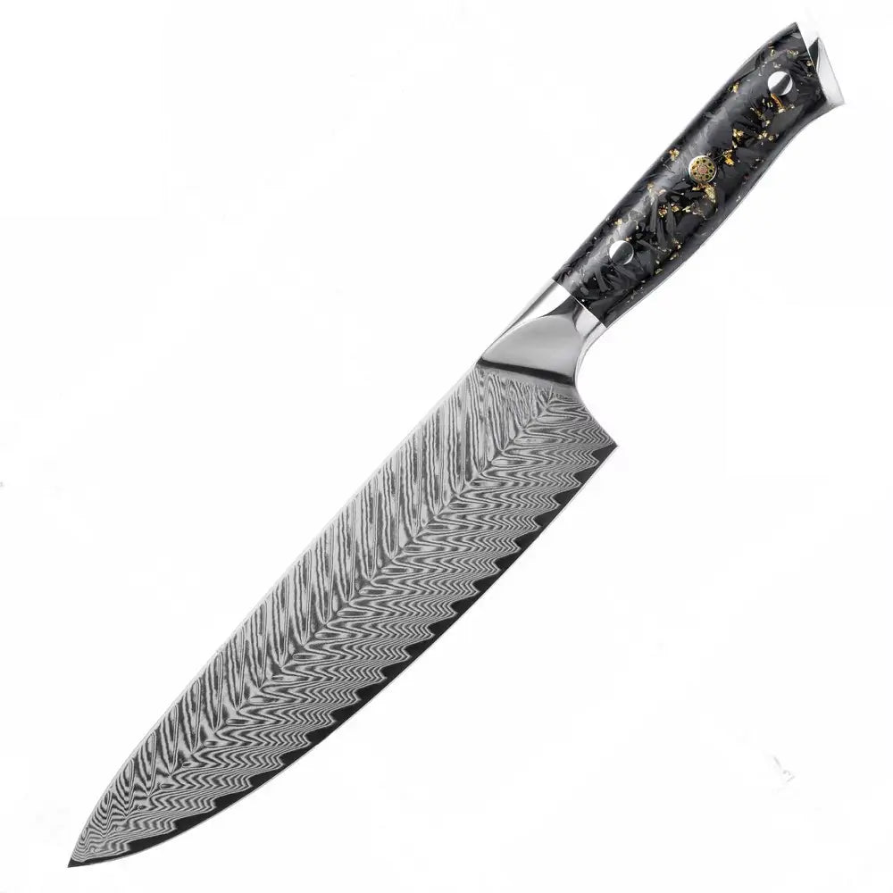 67-Layer Damascus Steel Chef Knife Set