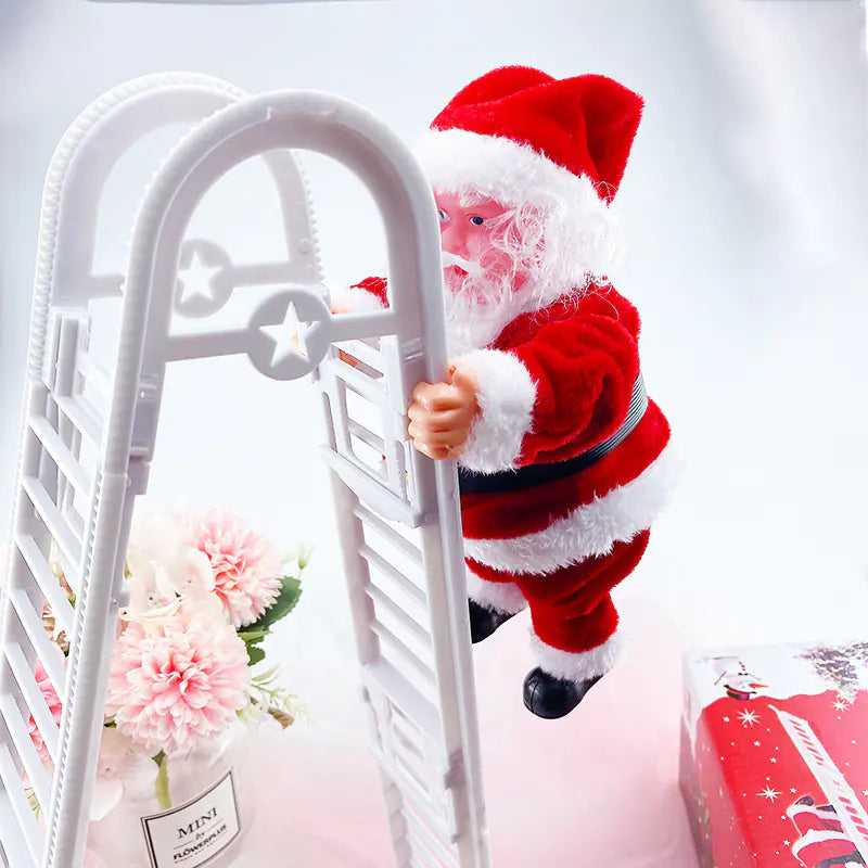Electric Santa Parachute Toy for Christmas Decoration