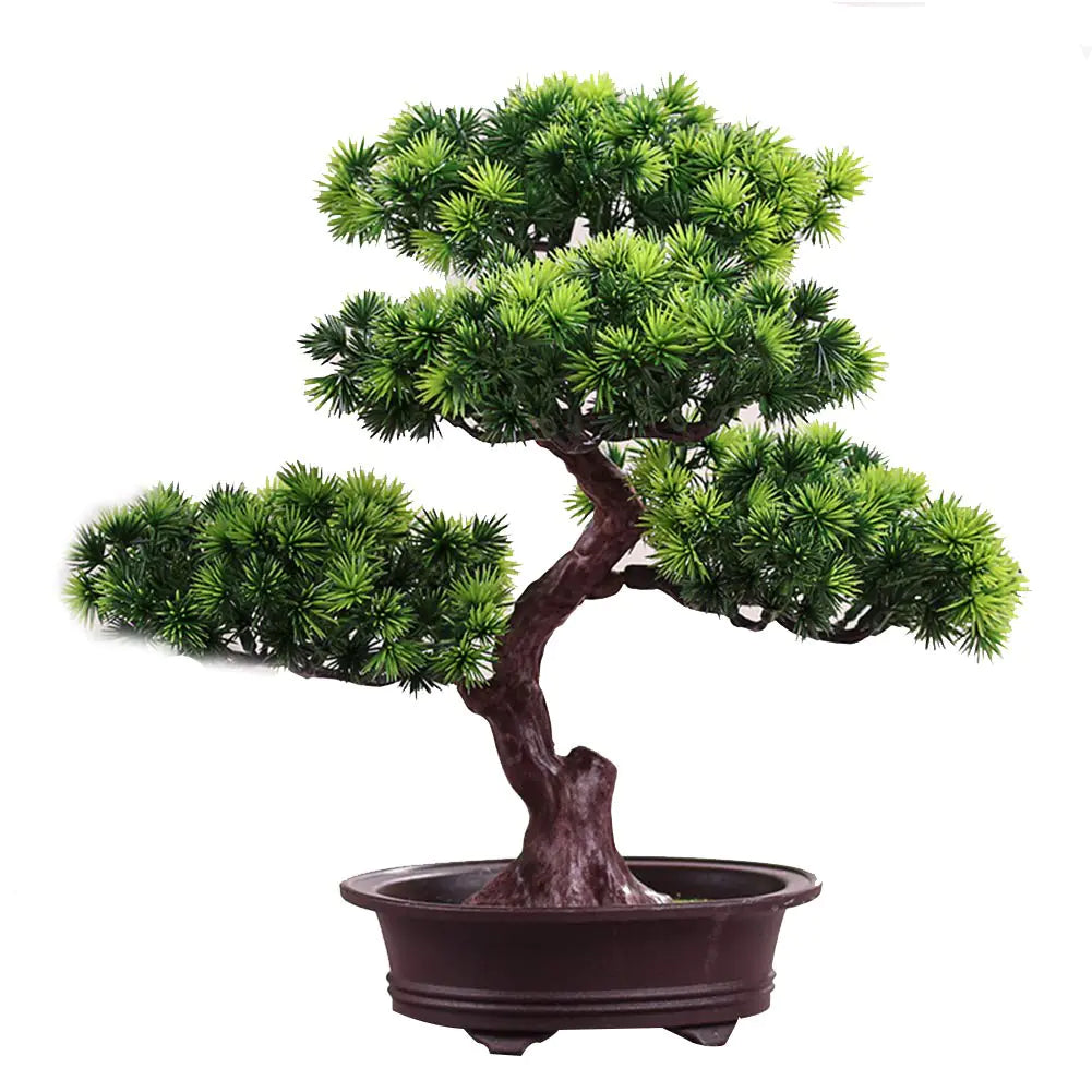Elegant Faux Cedar Bonsai 11 Inch