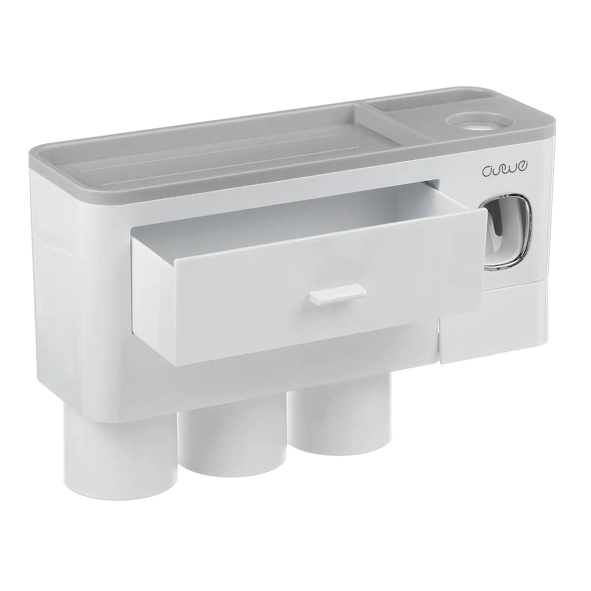 Magnetic Toothbrush Holder Set with Automatic Toothpaste Dispenser