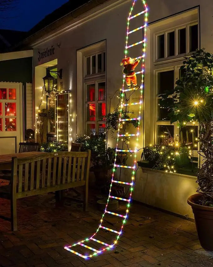 Santa Claus Ladder Festoon Light